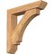 Ekena Millwork Imperial Slat Smooth Bracket w/ Offset Brace, Western Red Cedar, 5 1/2"W x 26"D x 26"H BKT0604X26X26IMP06SWR - alternate 1